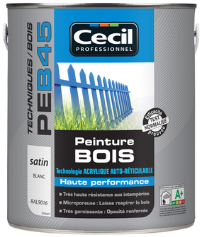PEINTURE BOIS PE/B45 MAT.0,5L vert oliv